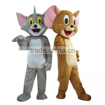 Cartoon Tom and Jerry role playing adult character mascot costume