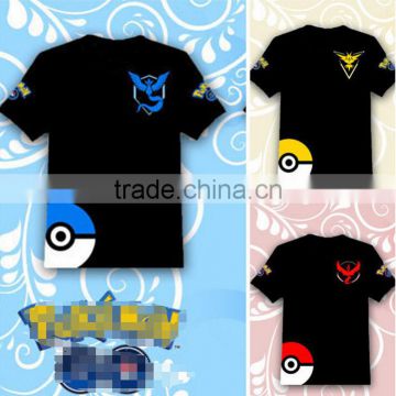 China factory sales onenweb Printing Pokemon Go T shirt
