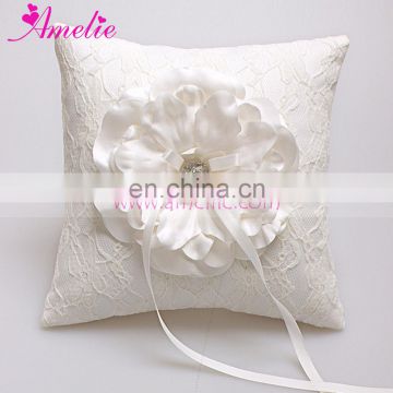 Big FLower Decorated Bridal Wedding Ceramony Ring Pillow