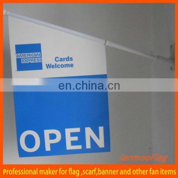 PVC outdoor promotion wall flag