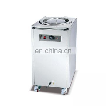 Commercial Electric Plate warmer cart with double holder