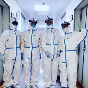 Sterilization Disposable Medical Protection Suit Coverall Protective Clothingwith FDA ISO13485 CE Isolation Suit  Medical Protective Clothing
