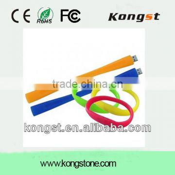 Promotional Unique Wrist Silicon USB Bracelet with Customize Logo from China manufacturer