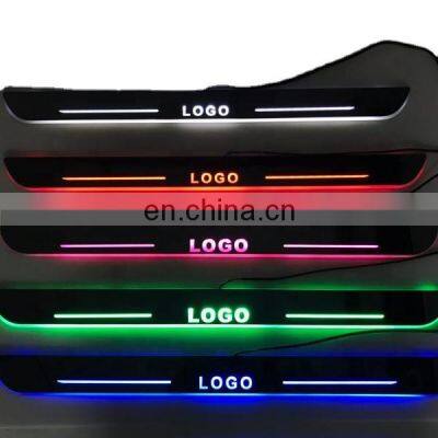 Led Door Sill Plate Strip for mini cooper 3 doors dynamic sequential style step light door decoration step