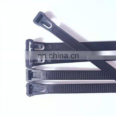 9*500 550 600 650 720 Black Nylon Tie Wraps   Self-Locking cable ties for Indoor and Outdoor