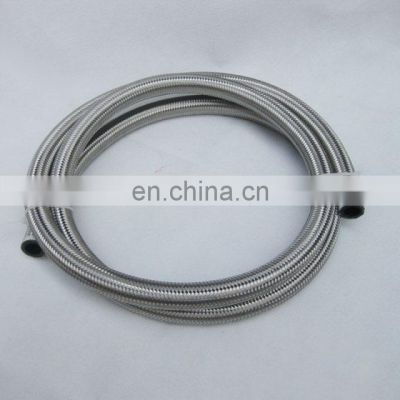 Double Soft Stainless Steel Braided Hose modified car oil cooler tubing knitted net high temperature resistance
