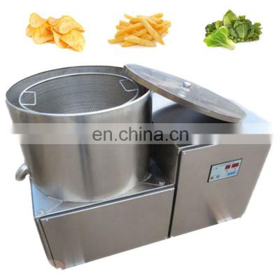 Commercial Fried Food Oil Deoiler Machine Potato Chips French Fries Deoiling Machine Price Vegetable Dewatering Machine for Sale