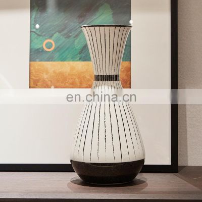 Tabletop Modern Minimalist House Decoration Nordic White Ceramic Flower Vase For Home
