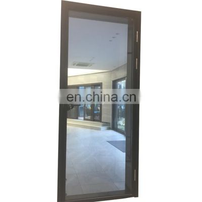 manufacturer price commercial profile thickness tempered glass aluminum swing door