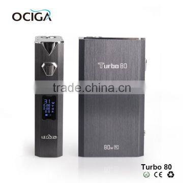 OCIGA temp control 80W a brand new box mod TC mod and fast charge box mod