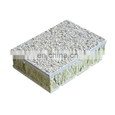 E.P Brand Good Fireproof Quality High Strength Cement Concrete Exterior Wall Rock Wool Thermal Insulation Board