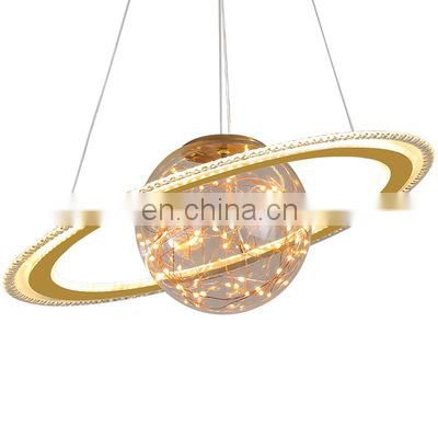 Glass Ball Hanging Bedside Lamp Home Lamp For Living Room Restaurant Kitchen Chandelier LED Lamp