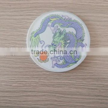 Newest Wholesale personalized blank sublimation glass coasters/glass place mat /table mat