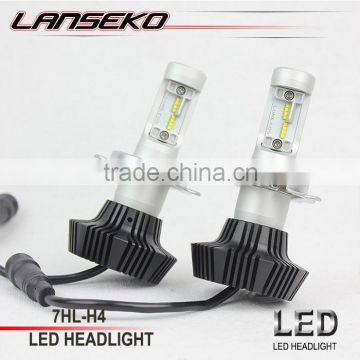 Car accessories led motorcycle headlight H4 30W per bulb 6500K led headlight kit