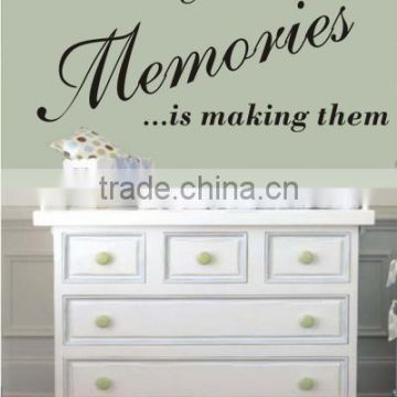 Memories vinyl quotes decals stickers for home decor