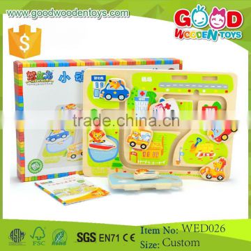 Hot Sale and Cheap Price Wooden Toy Kids Sliding Puzzle Toy
