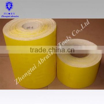 CWT paper white corundum yellow sandpaper roll/abrasive paper roll