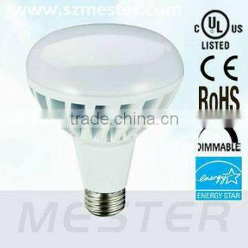 Energy star and UL listed LED BR30, 850lm 12W LED BR30, Mester Energy star LED BR30, LM79 and LM80 report available