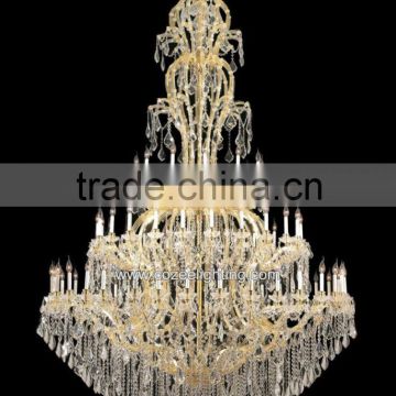 Luxury Classic Maria Theresa Crystal Chandelier Large Big Hotel Lobby Chandeliers Cristal Lighting Pendant Lights CZ6056/72G