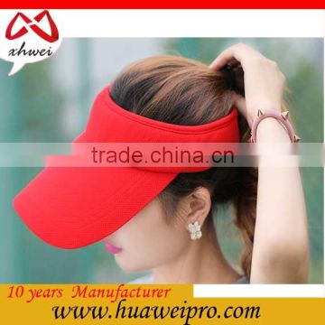 Headwear Factory Wholesale Fashional Visor Cap Custom Sun Visor Hat Woman