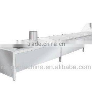 Mesh belt blanching machine