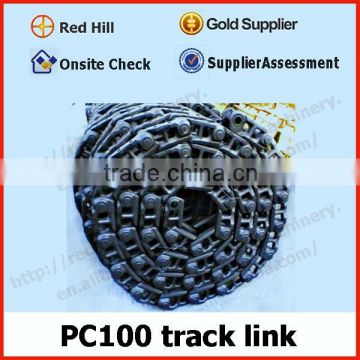 PC100-5 excavator and bulldozer track chain