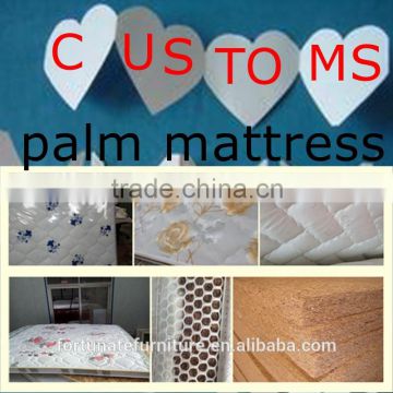 8cm height metal bed palm mattress