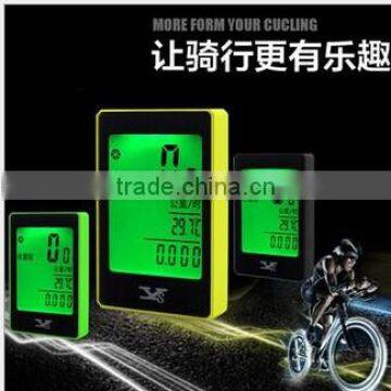 Touch screen to full screen backlight bicycle computer speedmeter