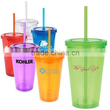 Popular Tumbler with Straw with Spoon