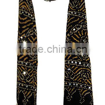 Indian Stylish Womens Dupatta/stole With Sequins, Beads, Mirrors & Shells Work