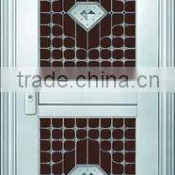 Stainless steel doors