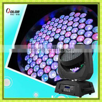 108 3w led moving head wash wash rgbw led stage light led wash mobile head