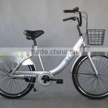 24" steel city bike bicycle/ rent bike/ public bicycle china supplier