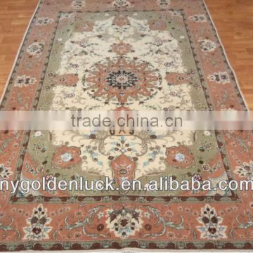 6x9ft handmade oriental silk/wool mixed rugs/carpets