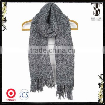 Acrylic Material and Knitted Pattern man winter scarf