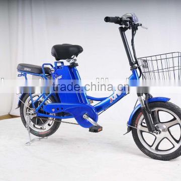 350W 36V 10AH electric bike with Pedals or throttle bar
