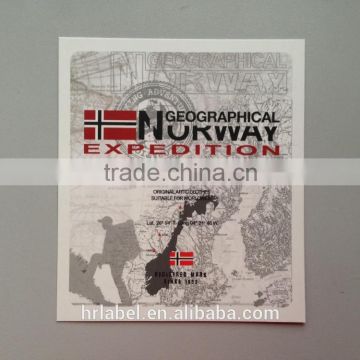 printing paper card with matte lamination