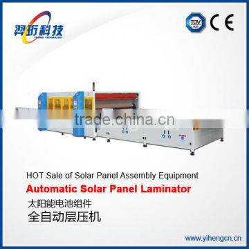 Equipment for manufacturing solar panels