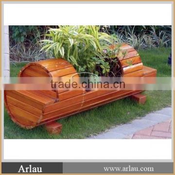 New style outdoor wooden planter