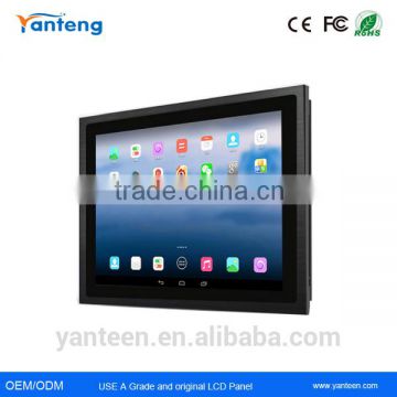 Aluminun alloy 15inch waterproof touch screen pc with android Operating system