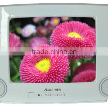 14" CRT TV SKD FOR ANYWHERE USE AK-14L1 white