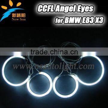 High quality multicolor ccfl car angel eyes for BMW X3 E83
