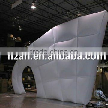 Inflatable Swan Arch Backdrop Wall for Stage Decoration