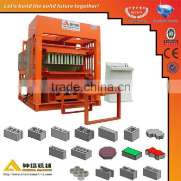 Hot sale! PLC controller,import hydraulic valve. ShentaQTY6-15 automatic hydraform brick making machine in south africa