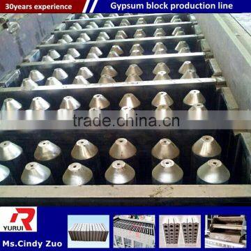 Hot sale gypsum block making machine/light weight gypsum block production line