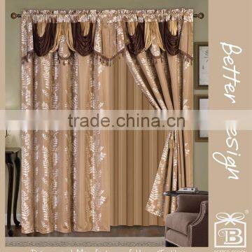 Luxury Classical Hotel Window Curtain Design With Dubai Style