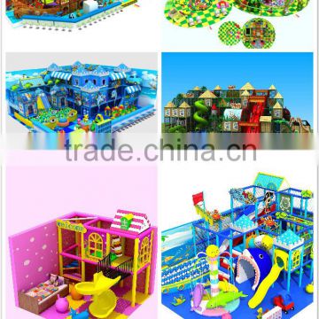 Latest plastic children's playhouse indoor outdoor playground, plastic slides