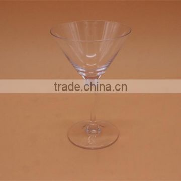 Cocktail Drinking Glass With Crooked Stem
