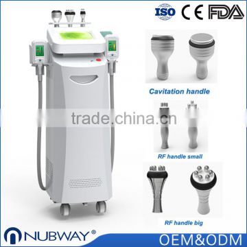 5 cryo handles vacuum cavitation lipo laser beauty machine cool shape fat freezing machine for criolipolisis