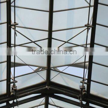 glass house window opening system